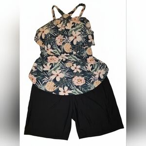Tropical Floral Swim Set- Please See Addtional Photos 3x